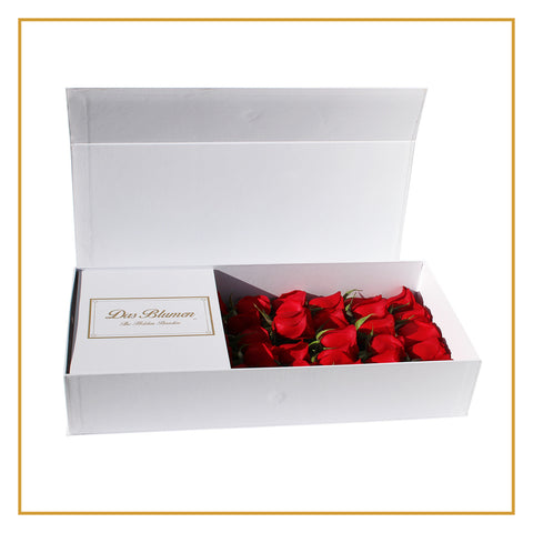 Estuche Rectangular Premium Blanco - Das Blumen México